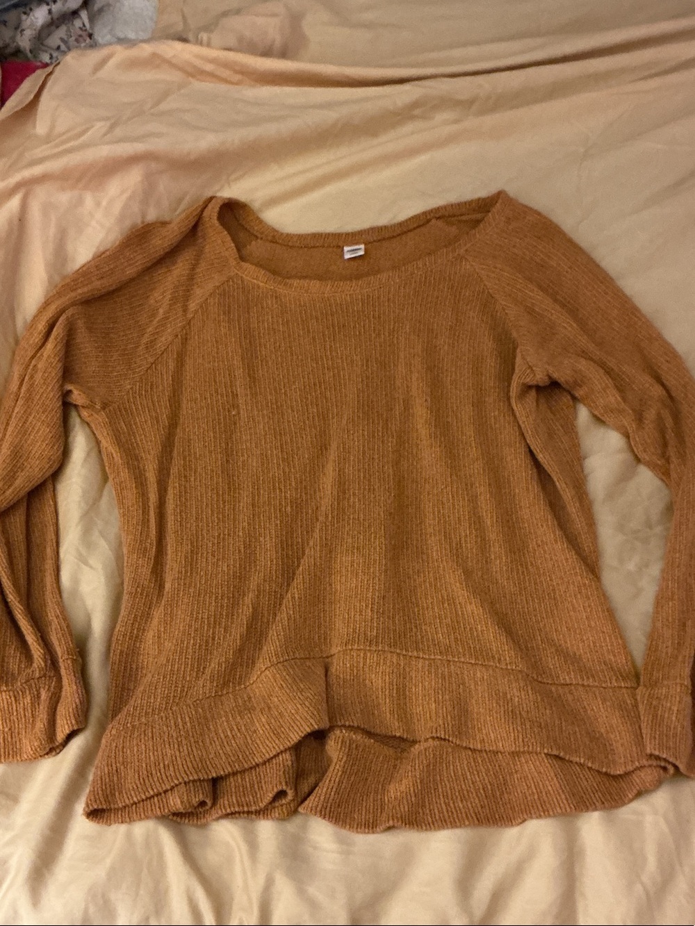 Old Navy Ribbed Scoop-Neck Sweater - Mustard